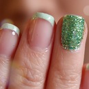 Spring (French/DIY Glitter) Nails