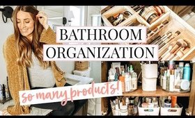 MASTER BATHROOM ORGANIZATION & CLEAN OUT | Kendra Atkins