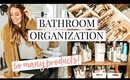 MASTER BATHROOM ORGANIZATION & CLEAN OUT | Kendra Atkins