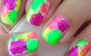 Nail Art - Big and Bold Neon Splatter (Nail Bloggers Favorites Series #1)