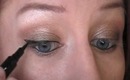 Holiday Bronze & Gold Winged Liner Look- Sephora Holiday Makeup