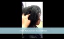 Non-Relaxed Hair ceramic straighting no pressing comb!!