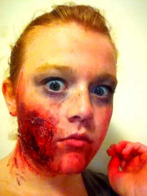 My zombie face 