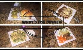 What's For Dinner | 5 Healthy & Quick Dinner Ideas