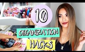 10 Organization Hacks That Will Save Your Life! | Belinda Selene