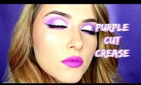 BOLD & BRIGHT PURPLE CUT CREASE - Morphe 35B Palette 💜 | shivonmakeupbiz