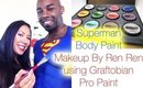 Superman Body Paint Video - Graftobian Pro Paint