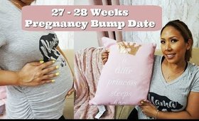 Pregnancy Bump Date - 27 to 28 Weeks Pregnant - 1st Baby!!!