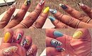 HOW TO - Easy  Stiletto Celebrity Inspired Nails WITHOUT  Acrylic | Samore Love TV
