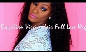 Brazilian Virgin Hair Gorgeous Big Hair Natural Curls Full Lace Wig | Premierlacewigs.com