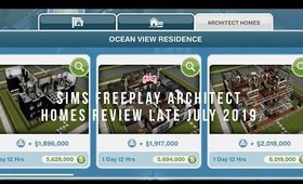 Sims Freeplay Architect Homes Review Late July 2019