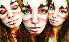 Kabuki Warrior Mask MakeUp Tutorial