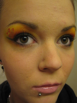 A make up I did for my cousin :) 