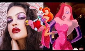 Jessica Rabbit.. if she was a real person.. Halloween Makeup