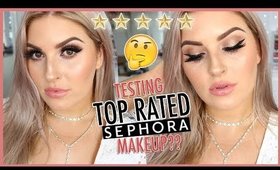 FULL FACE of TOP RATED MAKEUP 🤔💕 Sephora Tutorial!