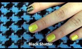 Demo: OPI's Black Shatter from the Katy Perry Collection