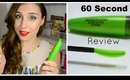 60 Second Review (& Comparison): CoverGirl Clump Crusher Extensions Mascara #DiscountJune