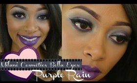 Milani Cosmetics Bella Eyes Tutorial: Purple Rain