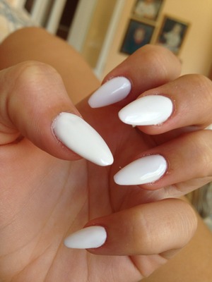 White nails ready to start 2014