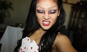 The Queen of Hearts Costume Makeup (by Jackie)