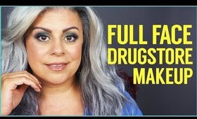 Full Face Drugstore Makeup Over 40