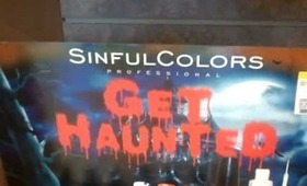 Get Haunted and Crackle nail Polishes by Sinful colors Display