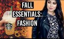 Fall Essentials: Fall Fashion, Makeup, Food
