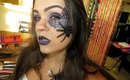 Purple Spider Web Makeup