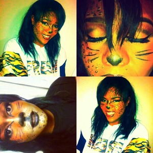 cheetah style makeup