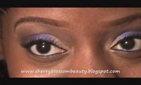 PURPLE & GOLD EYE MAKEUP USING INGLOT