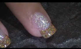 Gold Shimmer Nail Art :::... Jennifer Perez of Mystic Nails ☆