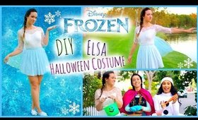 DIY Frozen Elsa Halloween Costume ♡ Easy and Affordable!