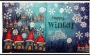 Whimsical Winter Wonderland - Art Journal Page Tutorial | Pink at Heart