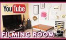 FILMING ROOM TOUR/SETUP + YOUTUBE EQUIPMENT (ON A BUDGET)