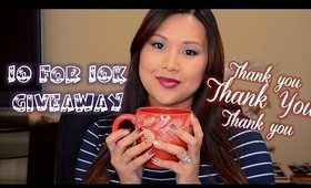 GIVEAWAY ANNOUNCEMENT: 10 for 10k Giveaway | FromBrainsToBeauty