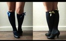 DIY Cute Stockings w/Bows