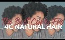 The Best Moisturized Fro on 4C Natural Hair | FORM Beauty