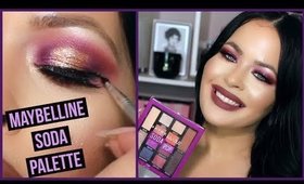 MAYBELLINE SODA POP PALETTE TUTORIAL!!!AMAZING DRUGSTORE EYESHADOW PALETTE!