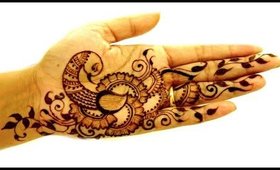 How To Make Peacock Henna/Mehndi Design | Step By Step Tutorial