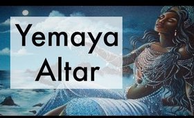 My Yemaya Altar: what I put on it, offerings (Part 1)