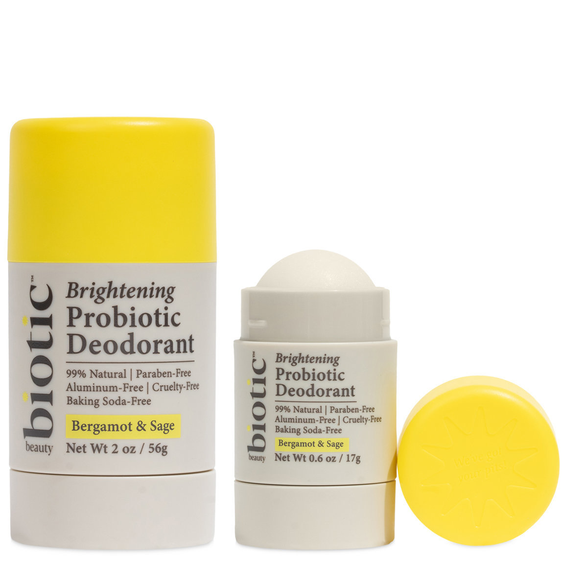 Biotic Beauty Brightening Probiotic Deodorant Bundle