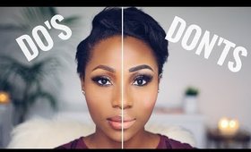 MAKEUP DO'S AND DON'TS  ( BEGINNER FRIENDLY) | DIMMA UMEH