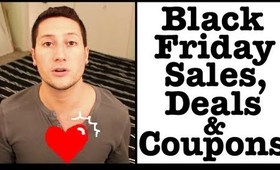 Black Friday 2011 Sales, Deals and Coupon Codes! (Cyber Monday!)