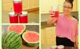 How To Make Watermelon Juice!