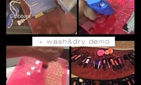 DIY: Makeup Brush Cleaning Board + Wash & Dry Demo