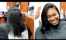 SILK PRESS ON DAMAGED NATURAL HAIR!