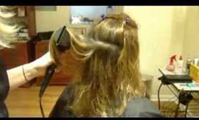 How to Blow Dry Your Hair With Long Layers: Round Brush (Part 1 of 2)