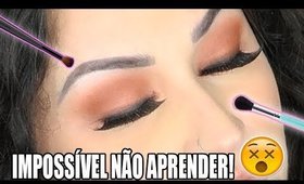 ESFUMADO PRA QUEM NÃO SABE ESFUMAR 2 - USANDO APENAS 1 SOMBRA! Duda Fernandes