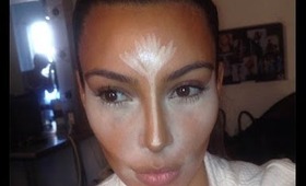 Kim Kardashian Foundation, Contour & Highlight!