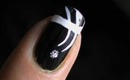 Elegant ONE MINUTE Nail art- EASY nail designs short nails- tutorial to do at home